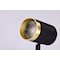 Nuvo 12-Watt LED Small Cylindrical Track Head - 3000K - Matte Black and Brushed Brass Finish TH637 - alternate 3